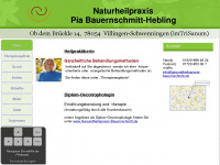 naturheilpraxis-bauernschmitt.de Webseite Vorschau