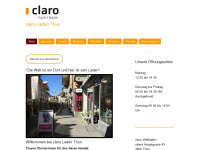 claro-thun.ch Webseite Vorschau