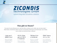 zicondis.com Webseite Vorschau