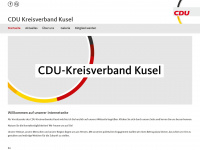 cdu-kreisverband-kusel.de Webseite Vorschau