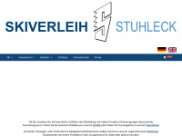skiverleih-stuhleck.at Webseite Vorschau