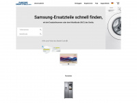 samsungersatzteile.com Webseite Vorschau