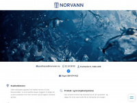 norvann.no Webseite Vorschau