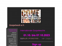 gospelwerk.com Webseite Vorschau
