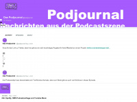 podjournal.de Webseite Vorschau