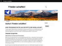 friedenschaffen.net Webseite Vorschau