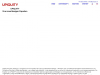 upiquity.at Webseite Vorschau