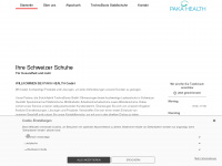 pakahealth.ch Webseite Vorschau