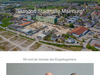standort-stadthalle.de Webseite Vorschau
