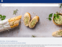 meggle-bakery.com Webseite Vorschau