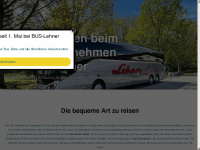 bus-lehner.de Webseite Vorschau