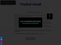 friedhofvirtuell.de Webseite Vorschau