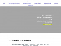 reha-sport-marktheidenfeld.de Webseite Vorschau