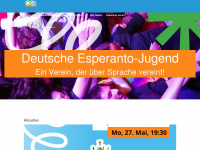 esperantojugend.de Webseite Vorschau