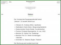burgergesellschaft-sg.ch Webseite Vorschau