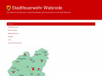 stadtfeuerwehr-walsrode.de Webseite Vorschau