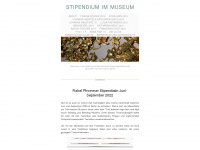 stipendiumimmuseum.wordpress.com Webseite Vorschau