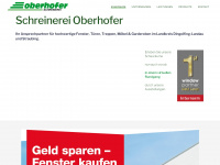 oberhofer-schreinerei.de Webseite Vorschau