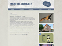 museum-bisingen.de Webseite Vorschau