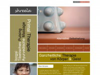 shreela.com Webseite Vorschau