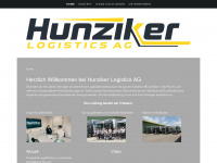 hunziker-logistics.com Webseite Vorschau