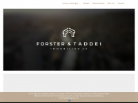 forster-taddei.ch Webseite Vorschau