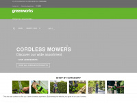 greenworkstools.ie Webseite Vorschau