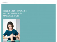 massagepur.ch Webseite Vorschau