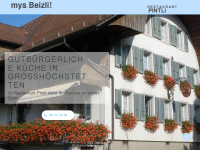 restaurant-pintli.ch Webseite Vorschau