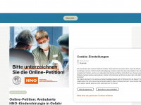 hno-wartezimmer.de Webseite Vorschau