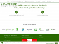 agrarkalender.com Webseite Vorschau