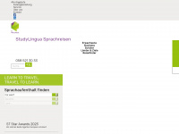 studylingua.ch Webseite Vorschau