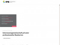 ipb-online.ch Webseite Vorschau