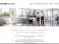 arco-concept.de Webseite Vorschau