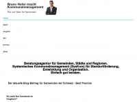 hofer-kommunalmanagement.ch Webseite Vorschau