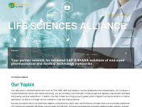 life-sciences-alliance.com Webseite Vorschau