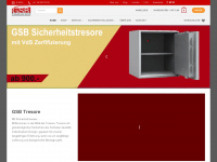 tresorenprofi.ch Webseite Vorschau