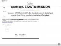 senfkorn-stadtteilmission.de Webseite Vorschau