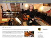 gitarrenunterricht-fröndenberg.de Webseite Vorschau