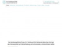 dr-ott-zahnaerzte-muenchen.de Webseite Vorschau