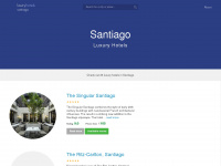 luxuryhotels-santiago.com Webseite Vorschau