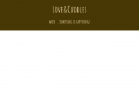 loveandcuddles.de Webseite Vorschau