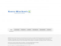 karna-biochemie.de Webseite Vorschau