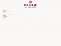alte-saegerei.com Webseite Vorschau