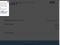 leb-bunt.org Webseite Vorschau