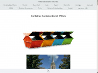 containerdienst-willich.de Webseite Vorschau