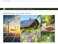 haus-garten-solar.de Webseite Vorschau