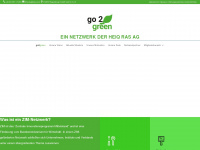 go2green.net Webseite Vorschau