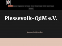 plessevolk-qdm.eu Webseite Vorschau