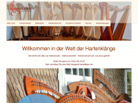 klangwelt-harfe.de Webseite Vorschau